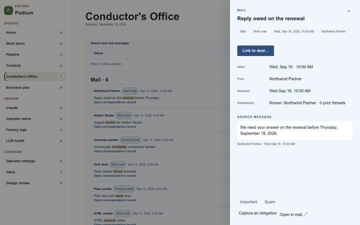 Arctic Frost — Conductor's Office (fixture)