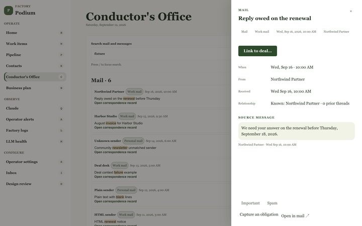Forest Canopy — Conductor's Office (fixture)