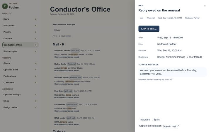 Doodle Studio — Conductor's Office (fixture)
