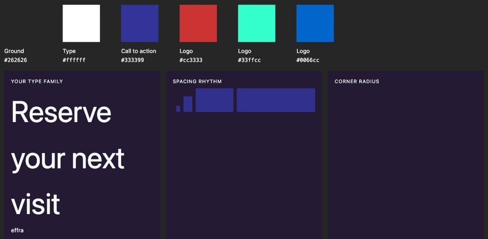 Studio colors and type · laptop